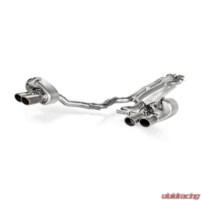 Akrapovic Titanium Evolution Line Catback No Tip Porsche Panamera Turbo 2017-2018 - S-PO/TI/9H