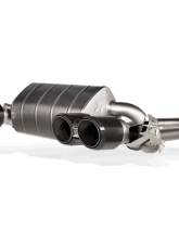 Akrapovic Titanium Slip-On Exhaust System for BMW M2 Coupe G87 2023-2024 with Carbon Tailpipes                                     - S-BM/T/34H - Image 2