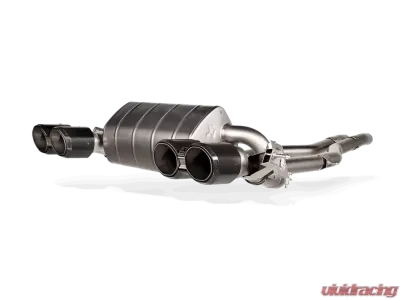 Akrapovic Titanium Slip-On Exhaust System for BMW M2 Coupe G87 2023-2024 with Carbon Tailpipes - S-BM/T/34H