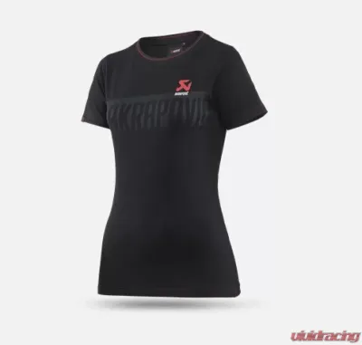 Akrapovic Large Black Womens Corpo T-Shirt - 802051