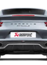 Akrapovic Carbon Fiber High Gloss Rear Diffuser Porsche 991.2 Turbo | S 2017-2019                                     - DI-PO/CA/4/G - Image 3