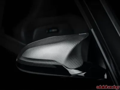 Akrapovic Matte Carbon Fiber Mirror Cap Set BMW M3 F80 2014+ - WM-BM/CA/2/M