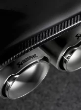 Akrapovic Titanium Tail Pipes Set BMW M3 F80 Sedan 3.0L Turbo 2015-2020                                     - TP-T/S/8 - Image 4