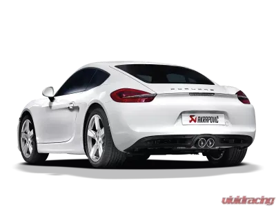 Akrapovic Titanium Slip-On Race Exhaust Porsche 981 Boxster | Cayman 2012-2016 - S-PO981SO-HT/1