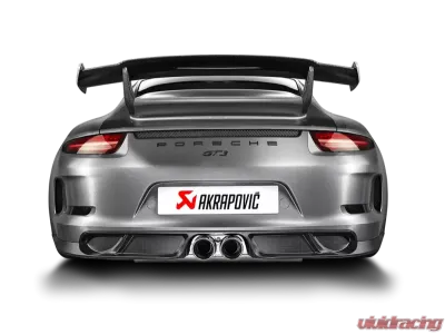 Akrapovic Rear Carbon Fiber Diffuser Porsche 991 GT3 2014-2019 - DI-PO/CA/1
