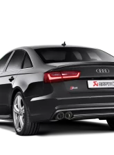 Akrapovic Evolution System Titanium Catback System Audi S7 2013-2017                                     - S-AU/TI/6H - Image 6