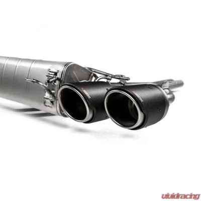Akrapovic Titanium Slip-On Line Exhaust System for Alfa Romeo Giulia Quadrifoglio 2018+ - S-AR/TI/7H