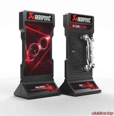Akrapovic Large POS Stand Car Graphics Set - P-CM-LPSSETCAR2