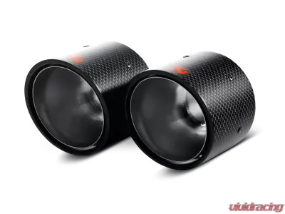 Akrapovic Carbon Tail Pipe Set Mini Cooper Models 2007-2015 - TP-MINR56/57-CA
