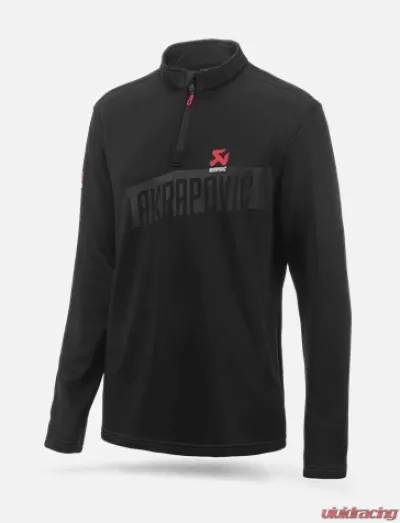 Akrapovic Medium Black Mens Corpo Turtleneck Zip - 802210