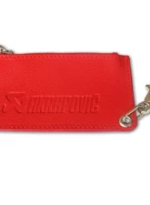 Akrapovic Red Leather Zip Keychain                                     - 800966 - Image 2