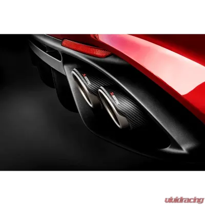 Akrapovic Titanium Slip-On Line Exhaust System for Alfa Romeo Giulia Quadrifoglio 2018+ - S-AR/TI/7H