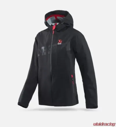 Akrapovic Large Black Mens Corpo Rain Jacket - 802070