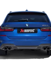 Akrapovic Titanium Slip-On Exhaust BMW M340i G20 G21 2020-2024 with Carbon Tips                                     - S-BM/T/30H - Image 2
