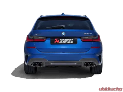 Akrapovic Titanium Slip-On Exhaust BMW M340i G20 G21 2020-2024 with Carbon Tips - S-BM/T/30H