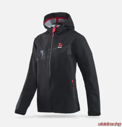 Akrapovic Large Black Womens Corpo Rain Jacket - 802077