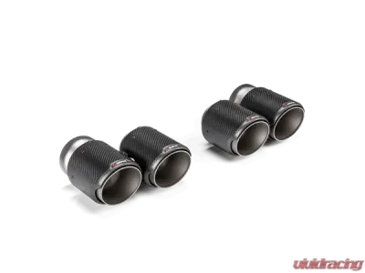 Akrapovic Carbon Cylindrical Tail Pipe Set BMW M2 Coupe G87 2023-2024 CLEARANCE - TP-CT/68