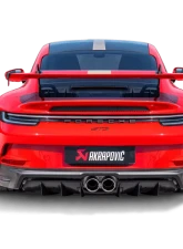 Akrapovic Matte Carbon Fiber Rear Diffuser for Porsche 911 GT3/GT3 Touring 992 2021-2024                                     - DI-PO/CA/9/M - Image 2