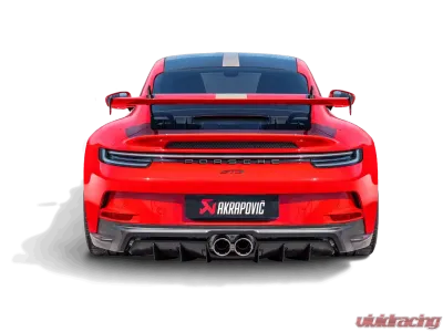 Akrapovic Matte Carbon Fiber Rear Diffuser for Porsche 911 GT3/GT3 Touring 992 2021-2024 - DI-PO/CA/9/M