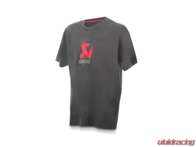 Akrapovic Large Mens Logo Grey T-Shirt - 801221