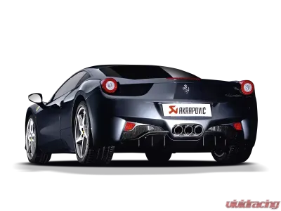 Akrapovic Titanium Slip-On Exhaust System Ferrari 458 Italia 2010-2015 - MTP-FE458H