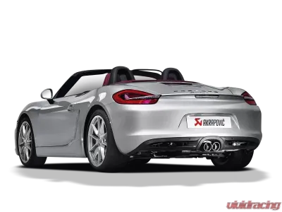 Akrapovic Titanium Slip-On Race Exhaust Porsche 981 Boxster | Cayman 2012-2016 - S-PO981SO-HT/1