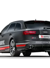 Akrapovic Titanium Evolution Line Cat Back with Carbon Tips Audi RS6 Avant C7 2014-2017                                     - S-AU/TI/3H - Image 5