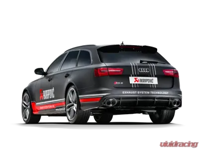 Akrapovic Titanium Evolution Line Cat Back with Carbon Tips Audi RS6 Avant C7 2014-2017 - S-AU/TI/3H
