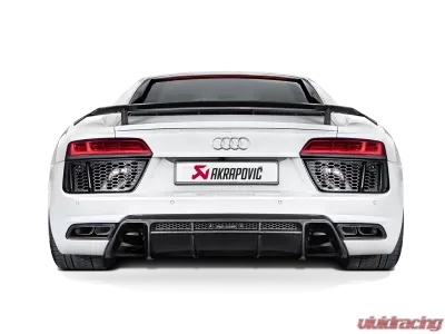 Akrapovic Titanium Slip-On Line Exhaust System Audi R8 5.2 2016-2018 - S-AUR8SO3-T