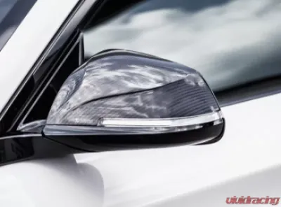 Akrapovic Gloss Carbon Fiber Mirror Cap Set for BMW M2 F87 2016-2021 - WM-BM/CA/1/G