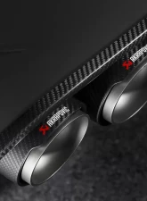 Akrapovic Carbon Tail Pipes Set BMW M3 | M4 F82 Coupe 3.0L Turbo 2015-2020                                     - TP-CT/26 - Image 4