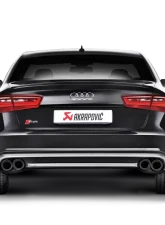 Akrapovic Evolution System Titanium Catback System Audi S7 2013-2017                                     - S-AU/TI/6H - Image 8