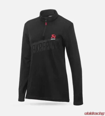 Akrapovic Small Black Womens Corpo Turtleneck Zip - 802216