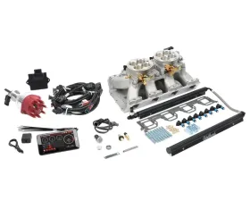 Edelbrock Pro Flo 4 EFI System Seq Port Chrysler Gen II Hemi 426-572 950 Max HP 60lb/hr Satin Finish