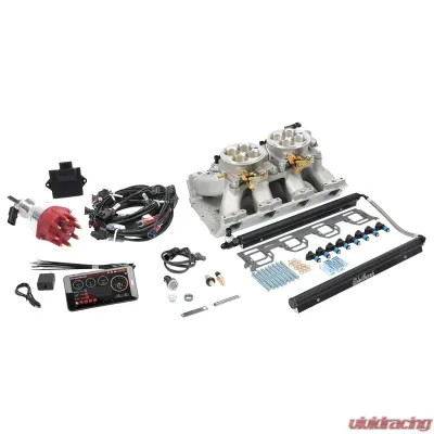 Edelbrock Pro Flo 4 EFI System Seq Port Chrysler Gen II Hemi 426-572 950 Max HP 60lb/hr Satin Finish - 35670