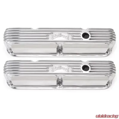 Edelbrock Valve Cover Classic Series Chrysler La 318-340-360 CI V8 Polshed - 4176