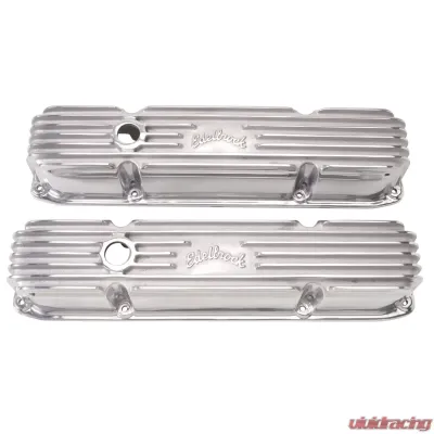 Edelbrock Valve Cover Classic Series Chrysler 383/440 CI V8 Polshed - 4192