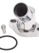 Edelbrock Waterneck Sbc/BBC 45-Degree Two-Piece Cast SwIVel Polished                                     - 4817 - Image 4