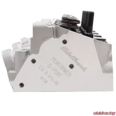 Edelbrock Cylinder Head Pontiac Performer D-Port 72cc Chambers for Hydraulic Roller Cam Complete - 61595