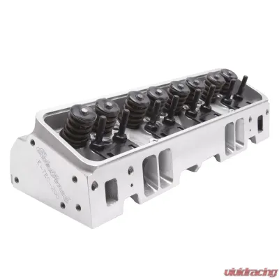 Edelbrock Cylinder Head SB Chevrolet Performer RPM E-Tec 200 for Hydraulic Roller Cam Complete (Ea) - 60985