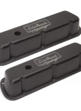 Edelbrock Valve Cover Victor Series Ford 289-302-351W CI V8 Low Black                                     - 41253 - Image 6