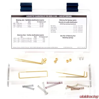 Edelbrock Carburetor Calibration Kit - 1487