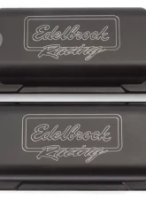 Edelbrock Valve Cover Victor Series Chevrolet 1959-1986 262-400 CI V8 Low Black                                     - 41713 - Image 3