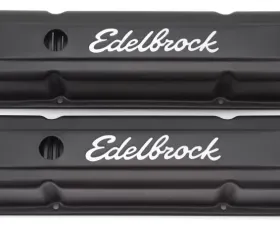 Edelbrock Valve Cover Signature Series Chevrolet 1959-1986 262-400 CI V8 Tall Black