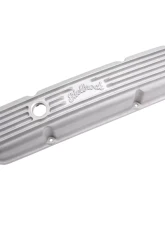 Edelbrock Valve Cover Classic Series Chevrolet 1959-1986 262-400 CI V8 w/ Oil Fill Hole Satin                                     - 41449 - Image 10