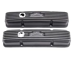 Edelbrock Valve Cover Classic Series Chevrolet 1959-1986 262-400 CI V8 Black