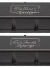 Edelbrock Valve Cover Victor Series Chevrolet 1965 and Later 396-502 V8 Tall Black                                     - 41803 - Image 2