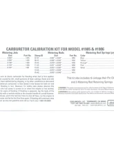 Edelbrock Carburetor Calibration Kit                                     - 1948 - Image 6