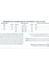 Edelbrock Carburetor Calibration Kit                                     - 1949 - Image 7