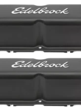 Edelbrock Valve Cover Signature Series Ford 260-289-302-351W CI V8 Black                                     - 4603 - Image 3